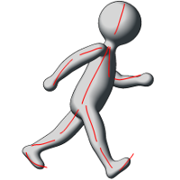 Sketch Abstractions for Character Posing